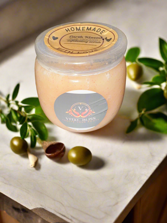 Earth Kissed- Aloe Unscented exfoliating scrub